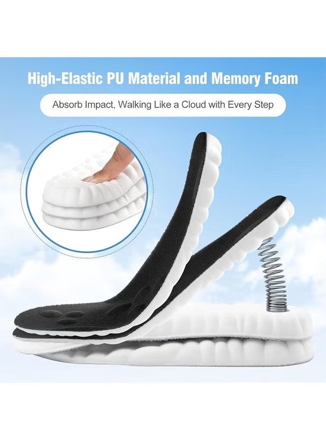 Cloud Memory Foam Insoles for Men & Women – 4D Soft Comfort Shoe Insoles with Arch Support, Shock Absorption & All-Day Foot Relief - Image 4